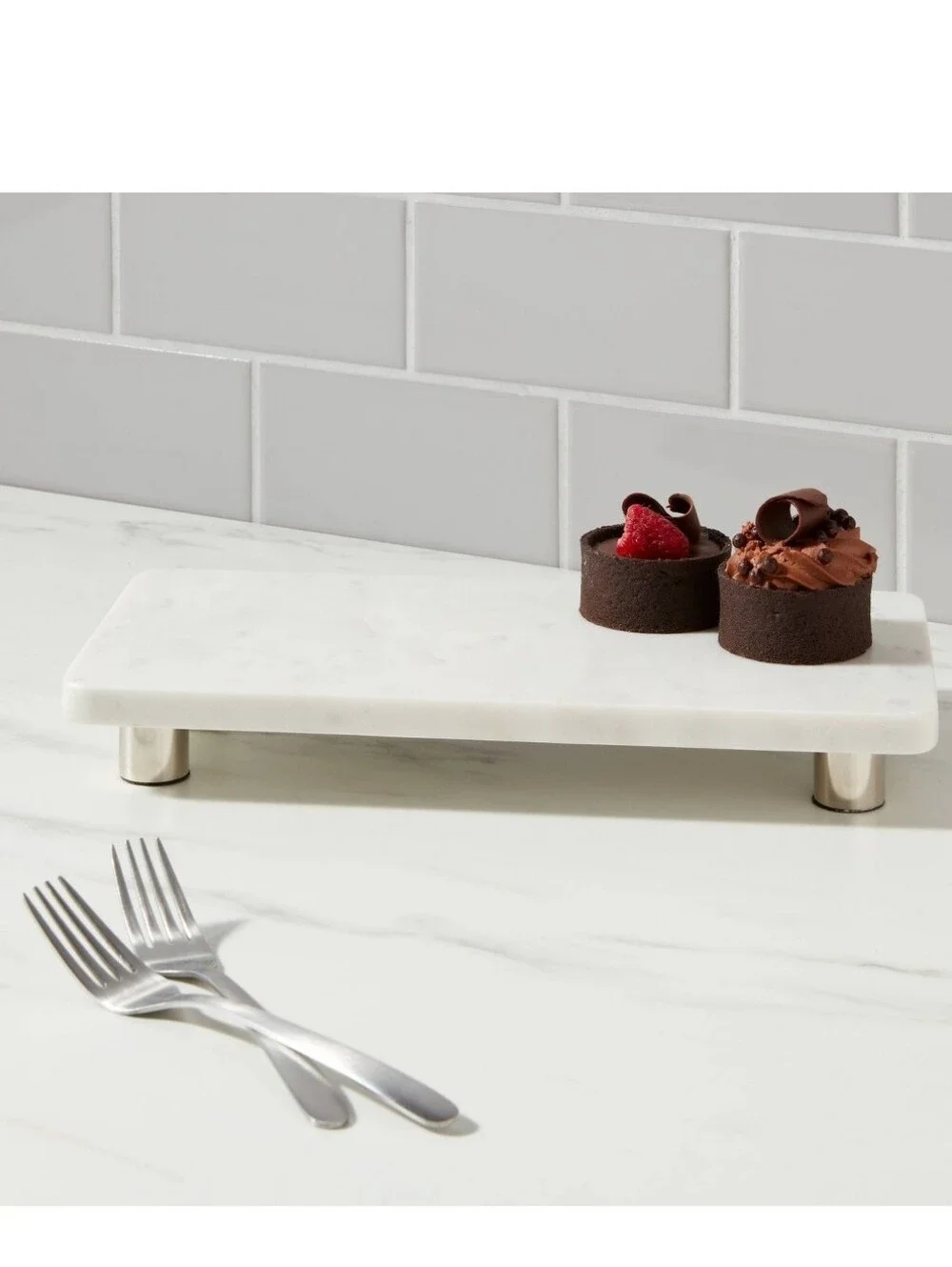 White Marble Tray 12